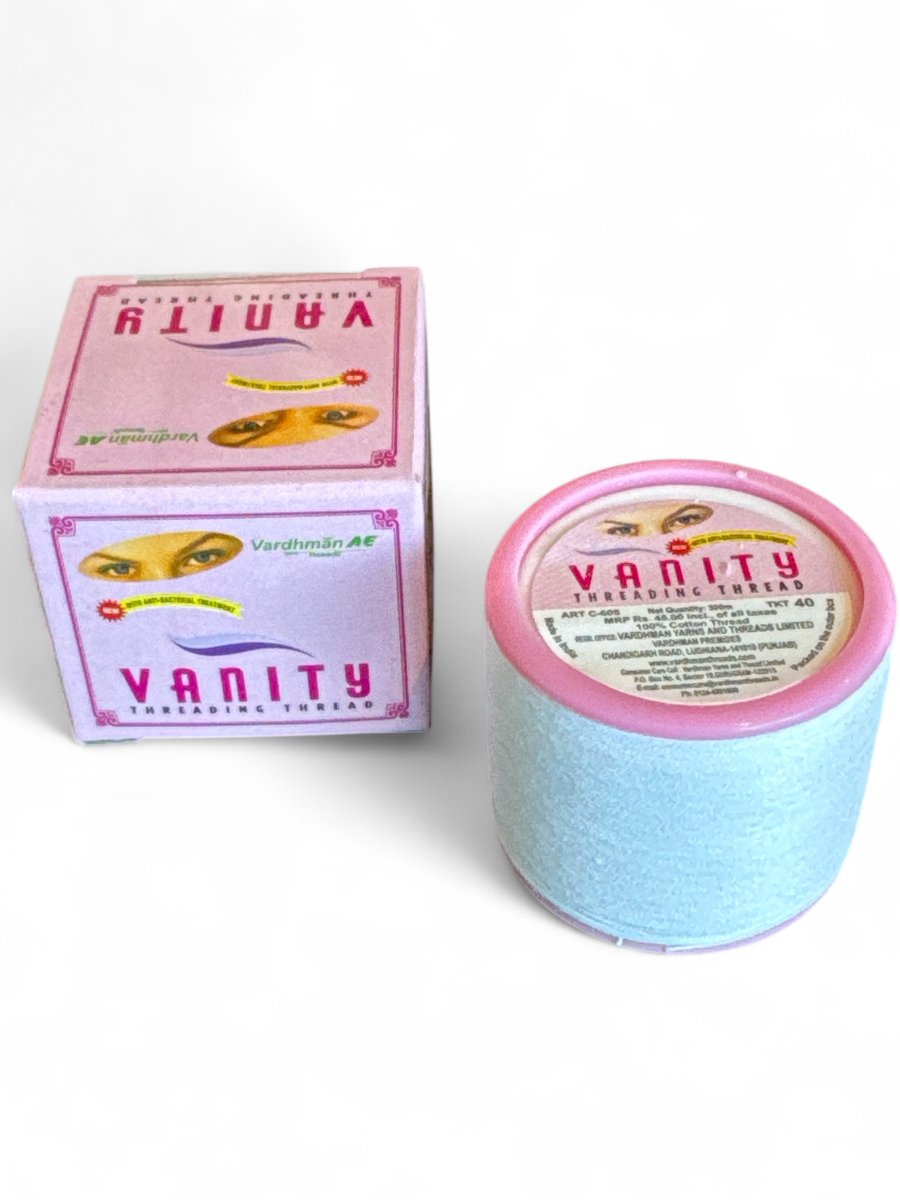 Epileerdraad | Vanity Threading Thread | met antibacteriële werking | 100% katoen | 300m